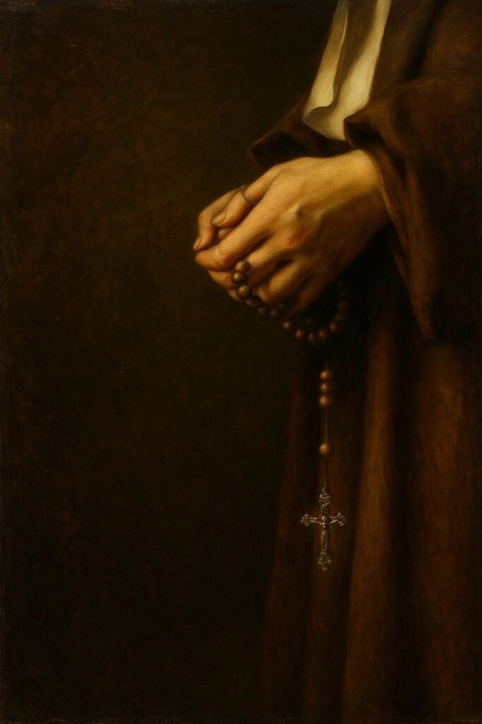 Ignatian tradition represented by a lone figure
